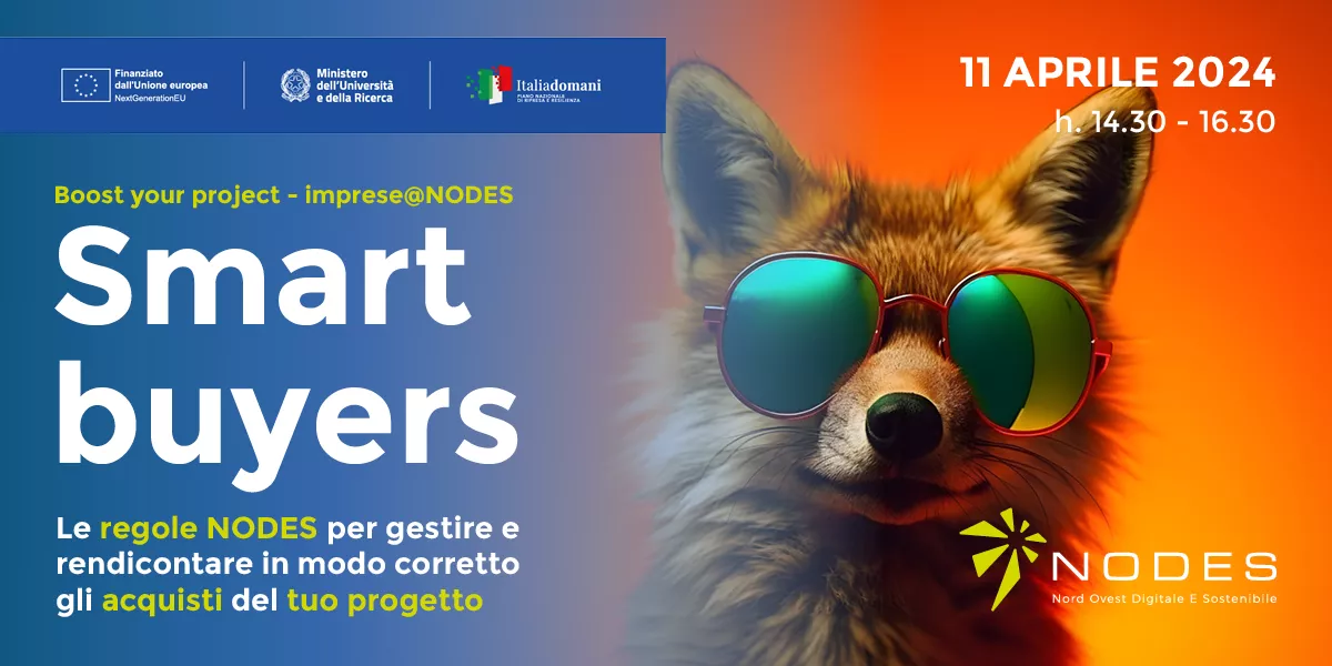 Smart Buyers 11 Aprile 2024 Ecosistema NODES Imprese Regole Acquisti