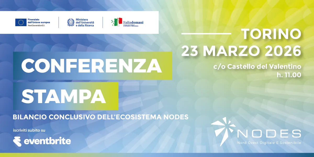 Conferenza Stampa NODES - Torino 23 Marzo 2026 Castello Valentino